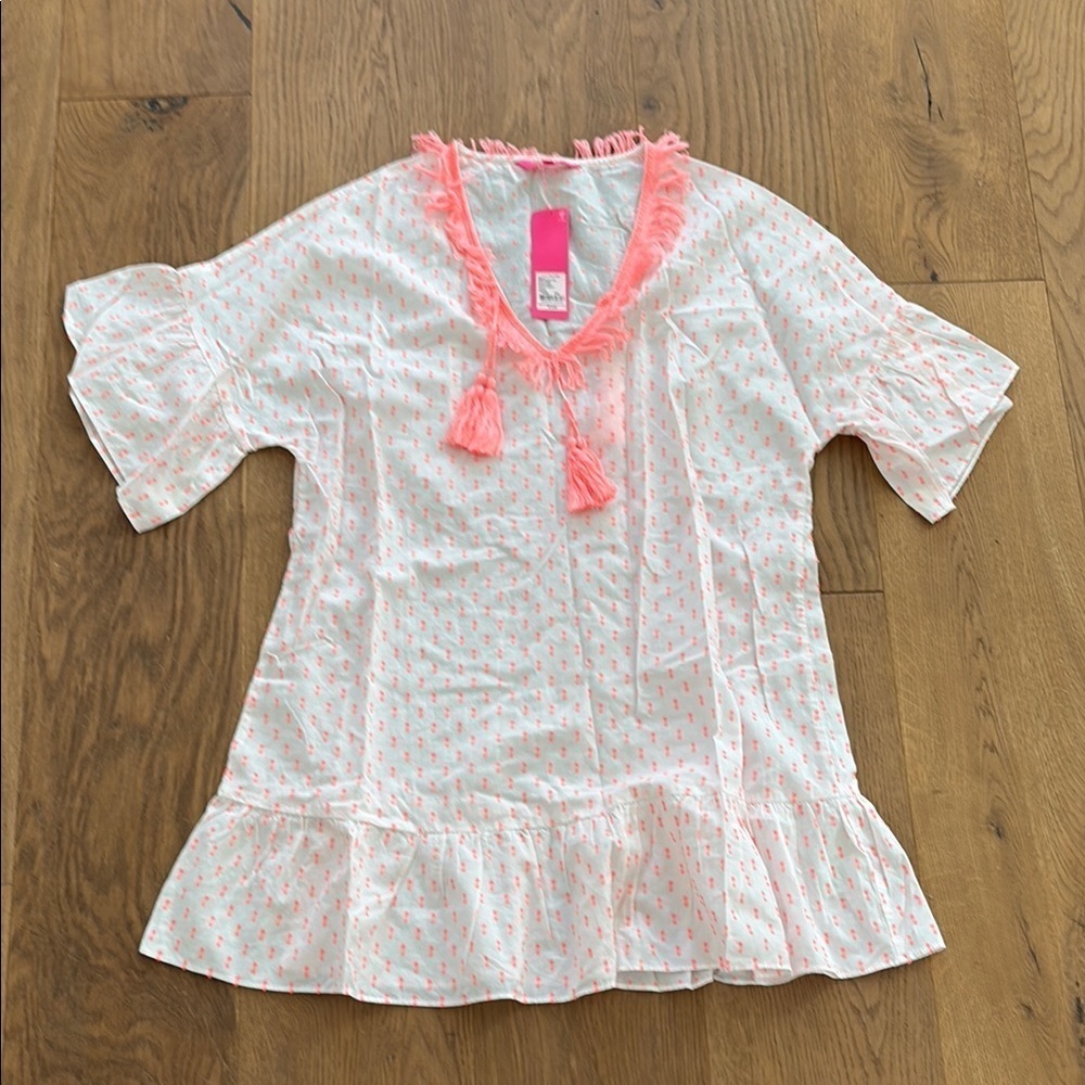 NWT Lilly Pulitzer kipper coverup size s/m